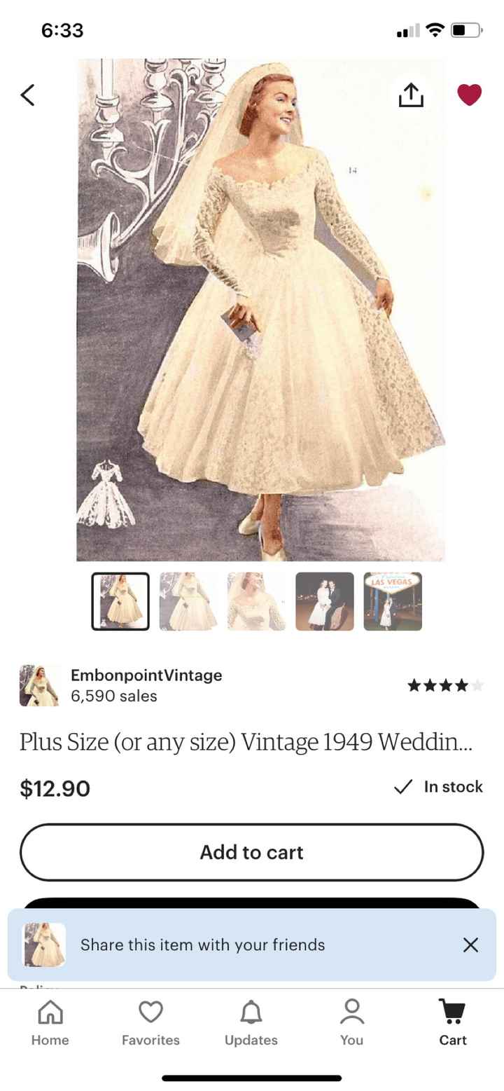 I’m so excited about this “vintage” dress - 1