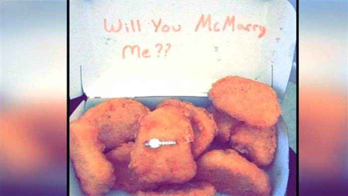Will you McMarry me!? I've seen it all!