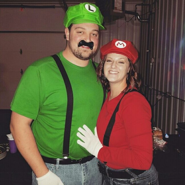 Happy Halloween post a pic of you and your fiancé in costumes