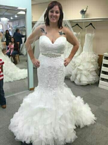 Tried on my dress again today, still having buyers remorse...