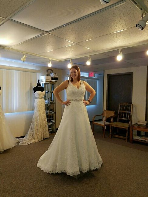 Tried on my dress again today, still having buyers remorse...