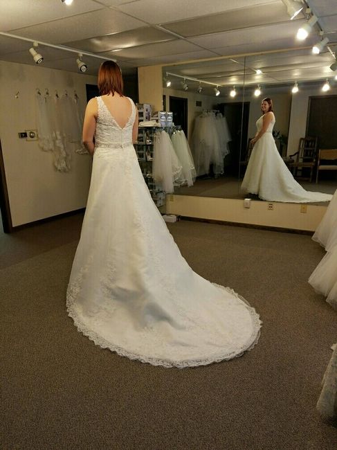 Tried on my dress again today, still having buyers remorse...