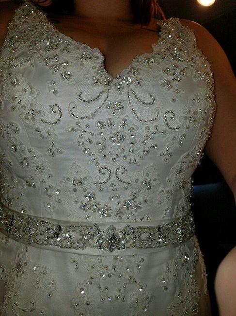 Tried on my dress again today, still having buyers remorse...