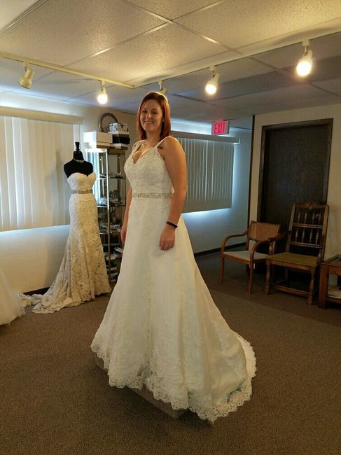 Tried on my dress again today, still having buyers remorse...
