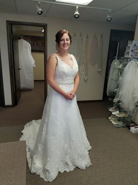 My dress fits! Oh the feels!