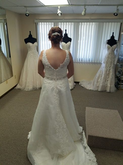 My dress fits! Oh the feels!