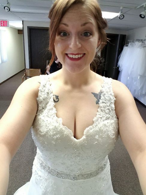 My dress fits! Oh the feels!
