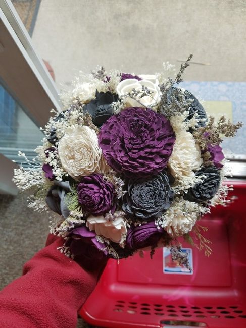 Attempt at sola flower bouquet!