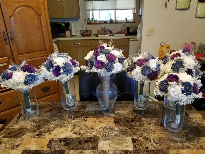 Diy bridesmaid bouquet using fake flowers