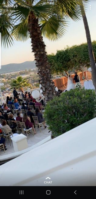 View from the restaurant