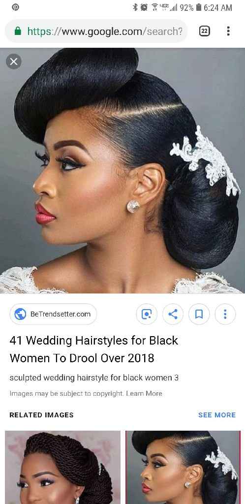 Black wedding hairstyles - 2