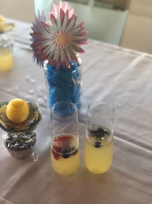 EOS balms favors and flowers also made with map paper