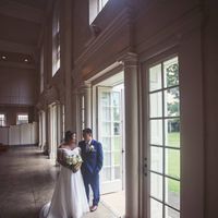 at the church after the ceremony