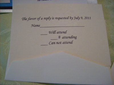 Our DIY pocketfold invites