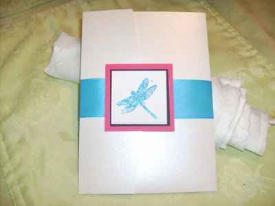 Our DIY pocketfold invites