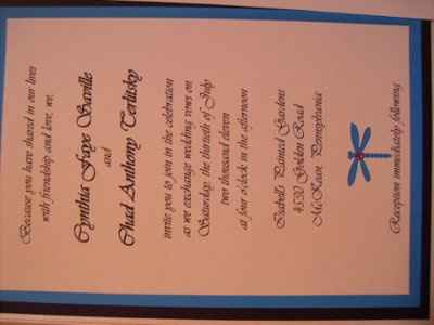 Our DIY pocketfold invites