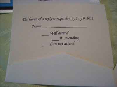 Our DIY pocketfold invites