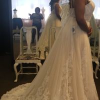 Second choice wedding dress - I didnt pick this dress because I wanted a more form fitting dress but