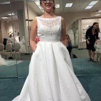 Does your wedding dress have lace, beading, or both? - 2