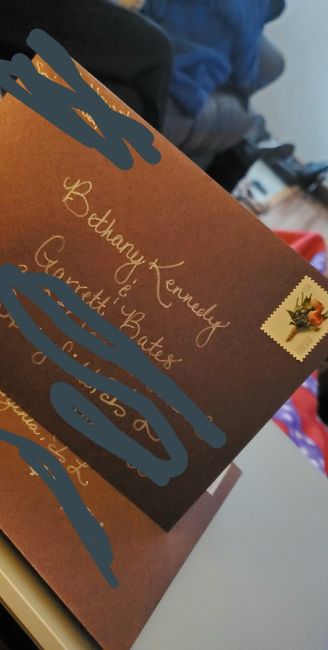 White Pens for Black Wedding Envelopes? 1