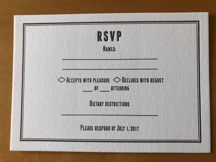 RSVP Card HELP!