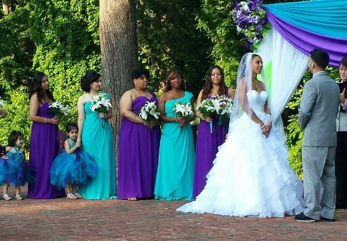 Regency and Malibu Bridesmaid dresses 