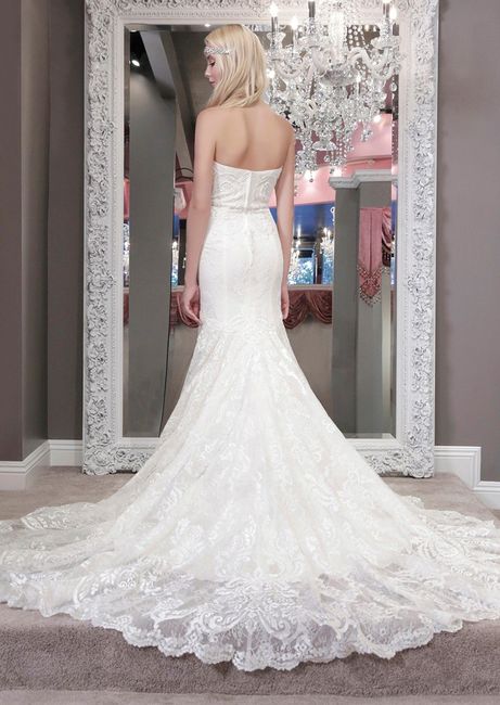 Back of dress