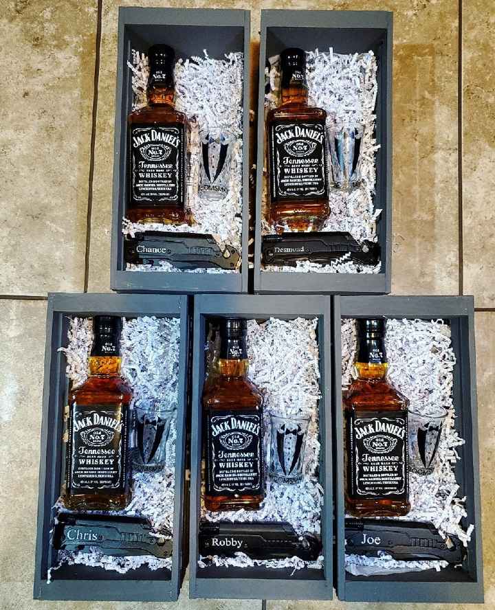 Groomsmen "propsal" boxes - 1