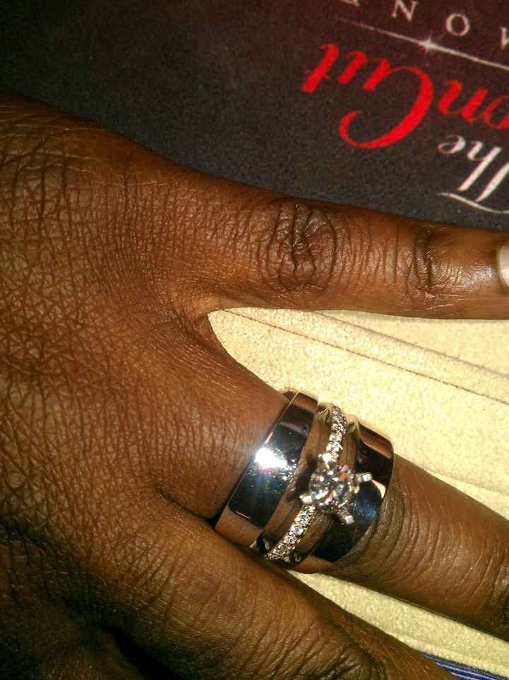 We haven't seen any BLING in a while!  Show off your rings!