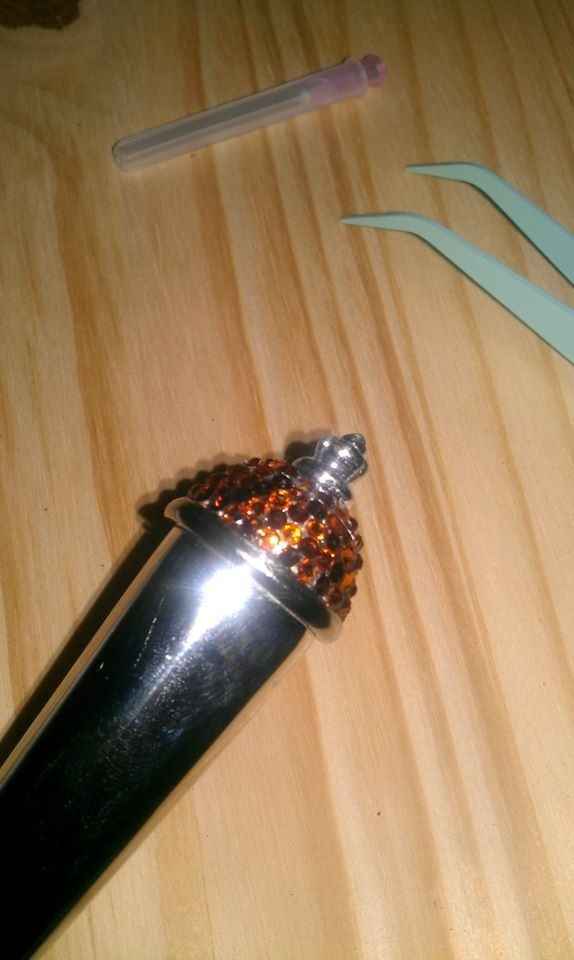 Bejeweled Knife and Server set you can do it too!!