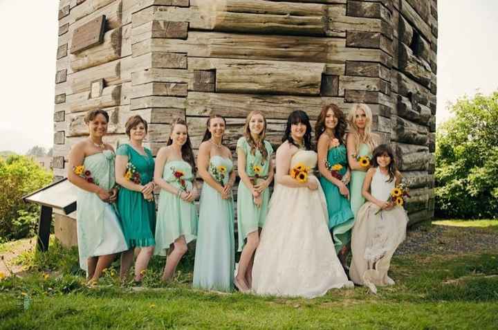 Let's see those mismatched dresses!