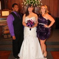 Show me your bridesmaid dresses with your wedding dress!