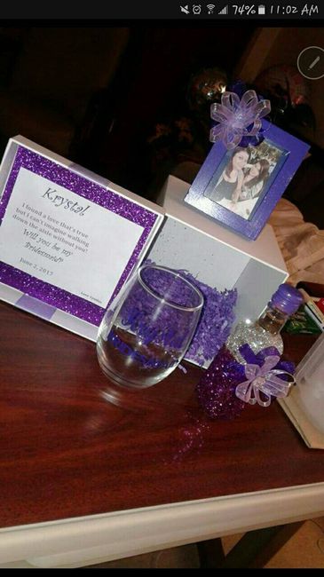 How did you ask your bridesmaids?