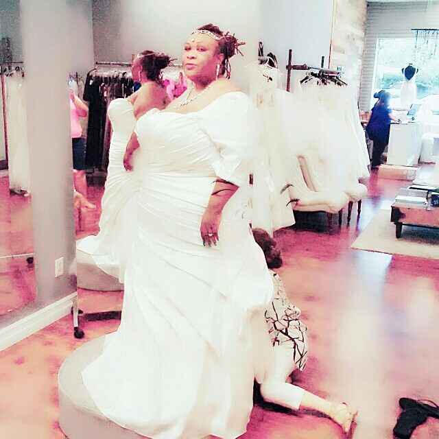 Adding straps to a wedding dress