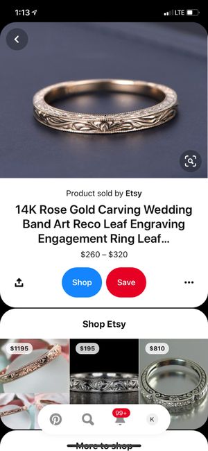 i want to see your wedding bands! 3