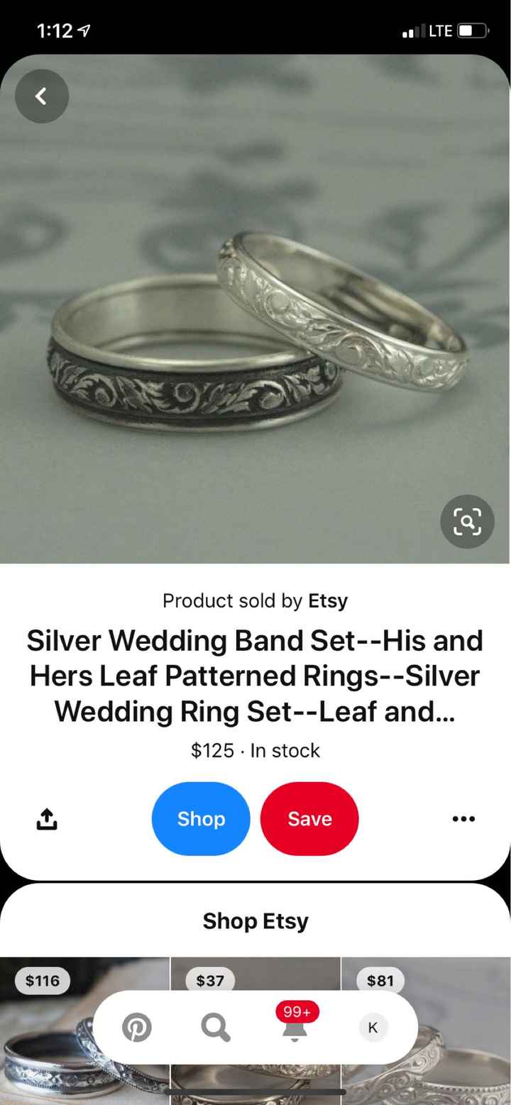 i want to see your wedding bands! - 1