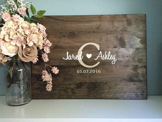Share your guest books and gift ideas for bridal party/parents please!