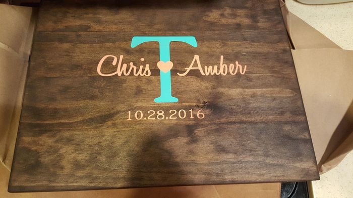 Ring box and guestbook