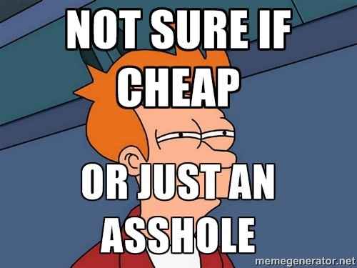 Why is a cash bar so bad? Update talking to Venue about options!