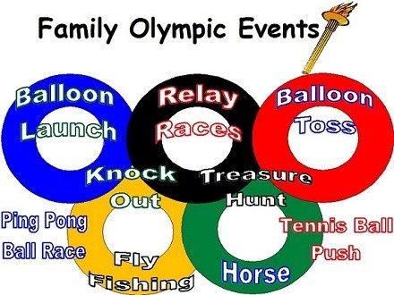 family/out of towner/bridal party "olympics"?