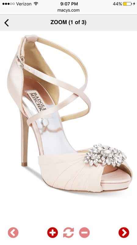 Bridal Shoes- Macy's has a sale