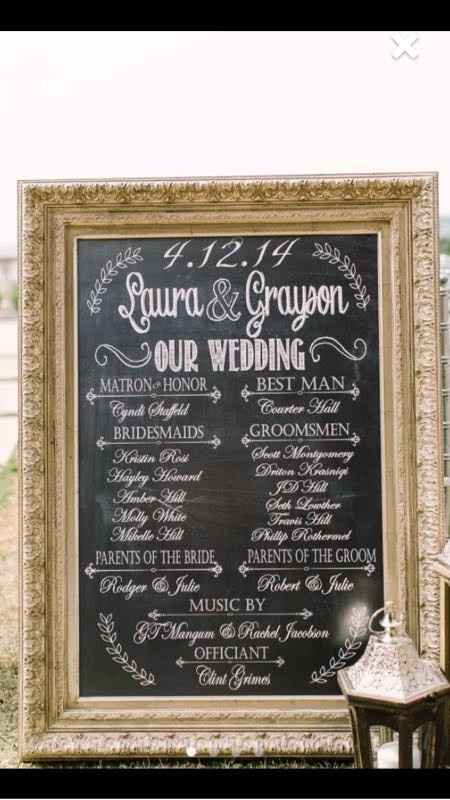Wedding programs-divorced in laws