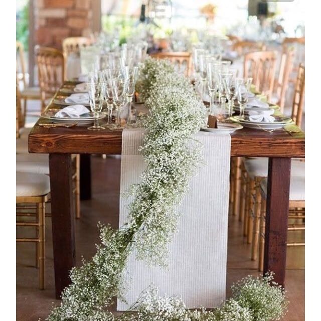 Baby's breath garlands