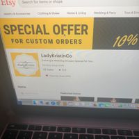 Wedding Dress from Etsy - 1