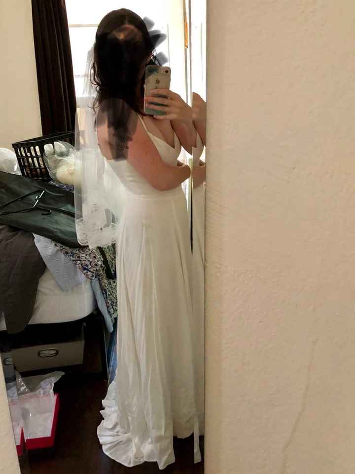 back of dress