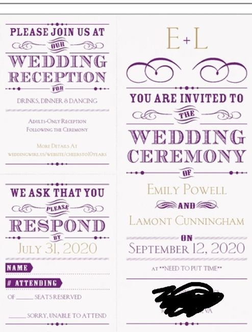 Ann's Bridal Invite Proofs 1