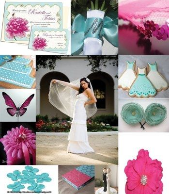 Blue & Pink Inspiration Boards