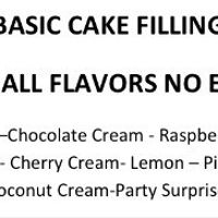 Wedding Cake Flavors!