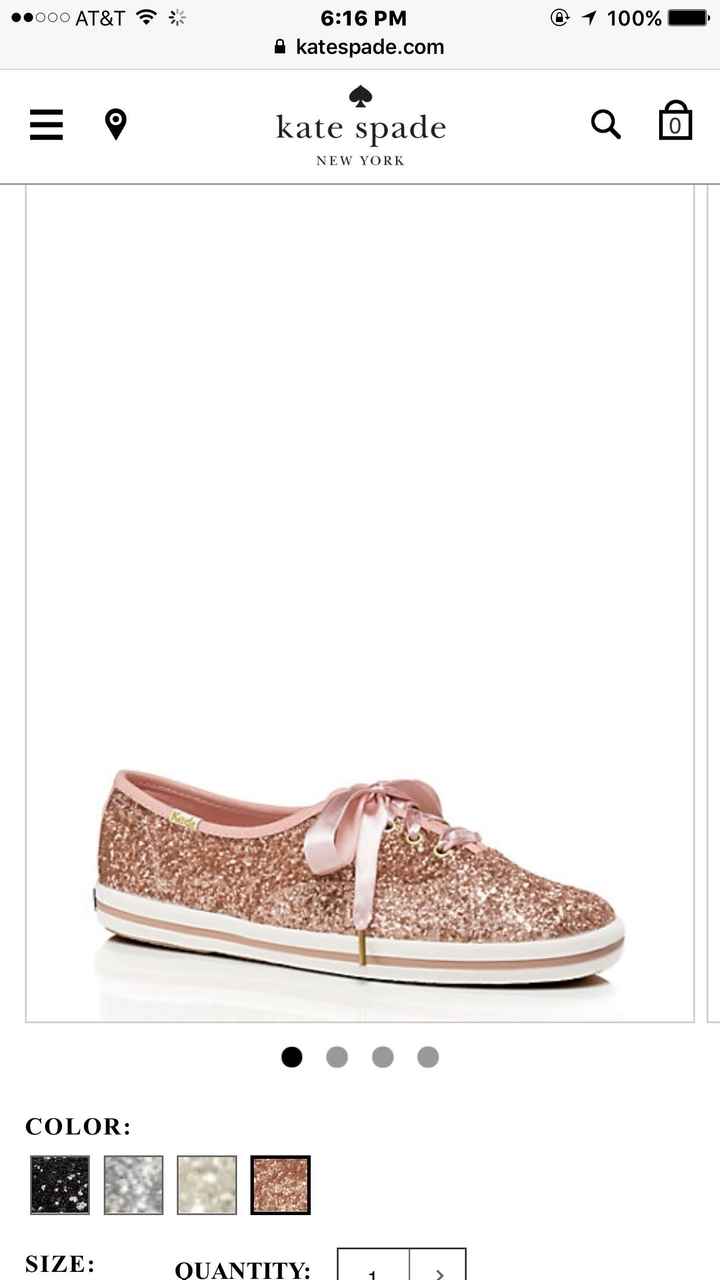 Practical bride-practical shoes