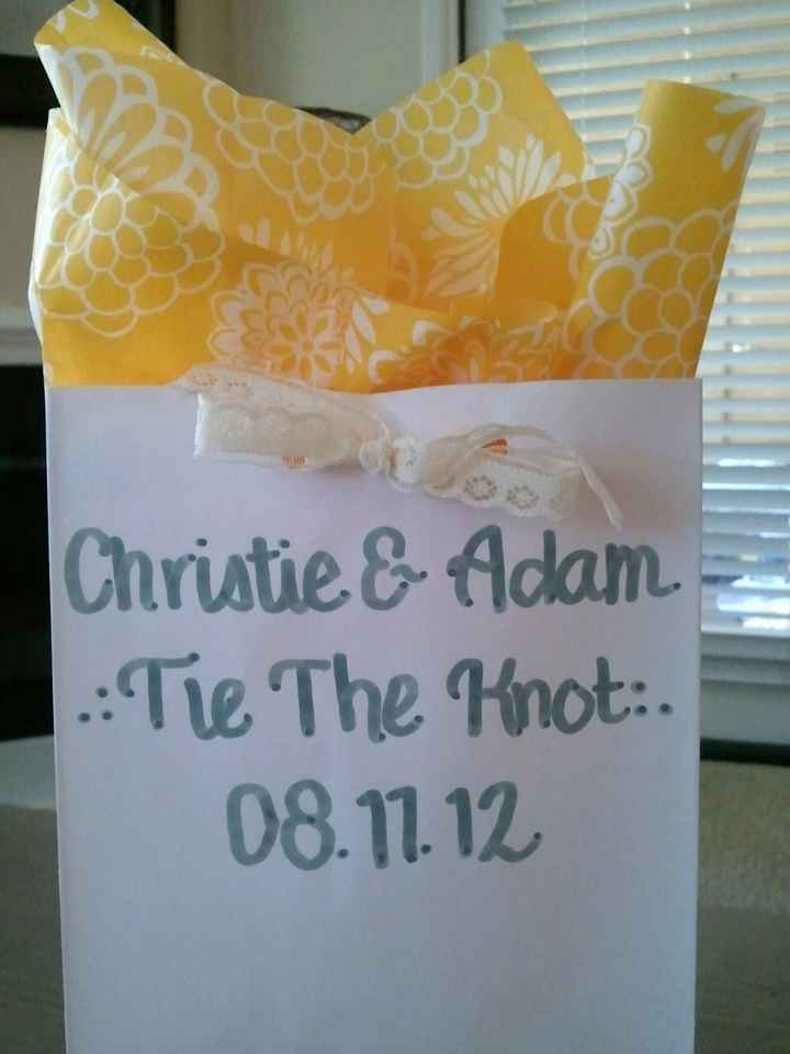 Our Welcome Bags!